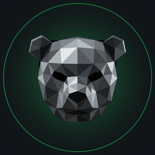 Máscara de oso plateada de Sainek